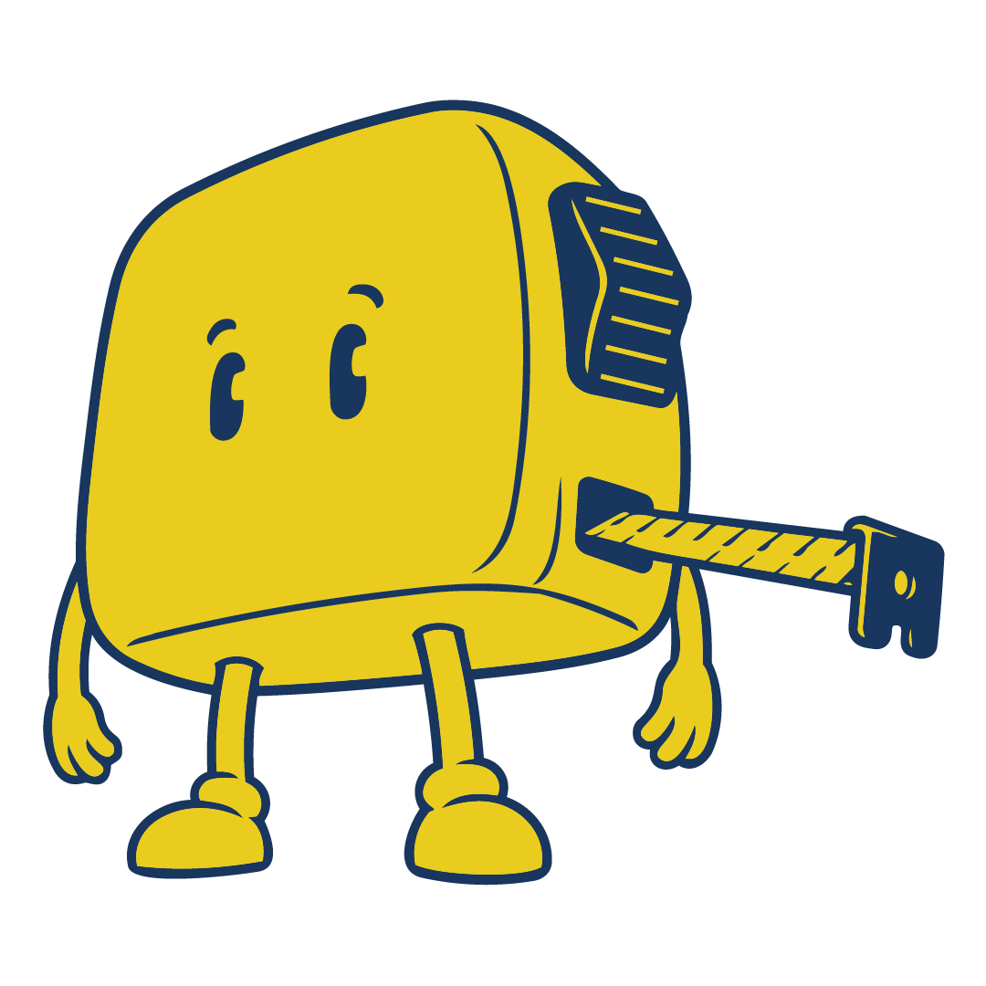 Andy, a trena mascote da Andy The Handy